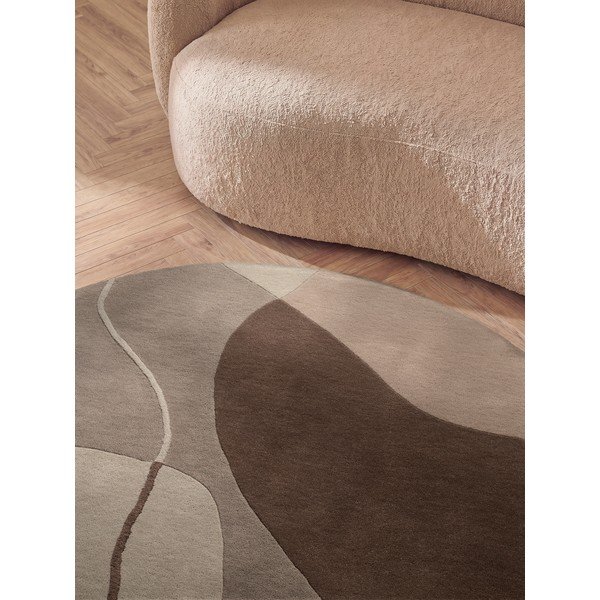 Smeđi vunen okrugao tepih ø 160 cm Muse – Villeroy&Boch-image-4