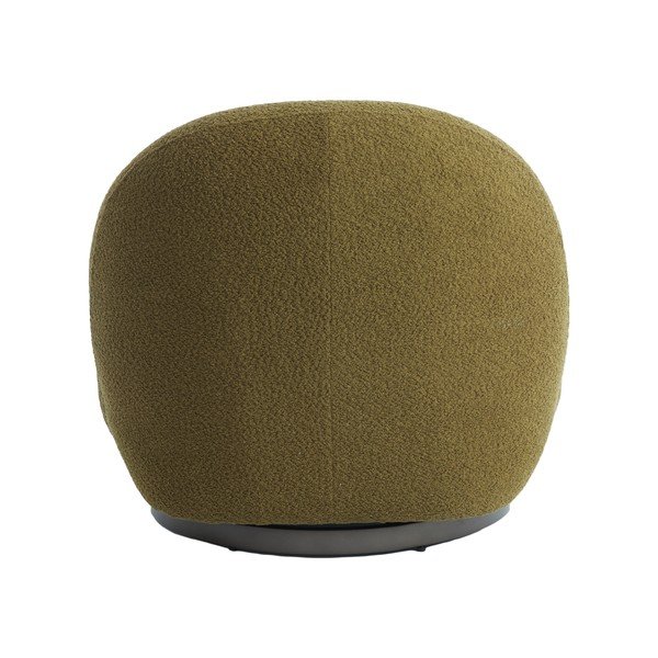 Zelena fotelja od bouclé tkanine Gumaca – Light & Living-image-3