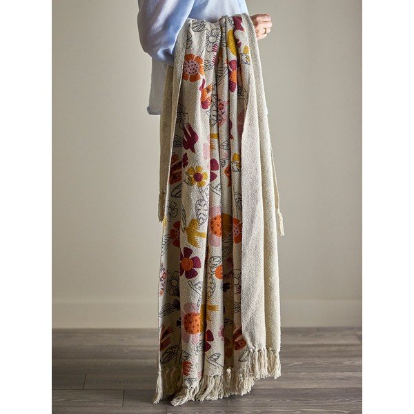 Deka od mješavine pamuka 130x160 cm Vivielle – Bloomingville-image-4