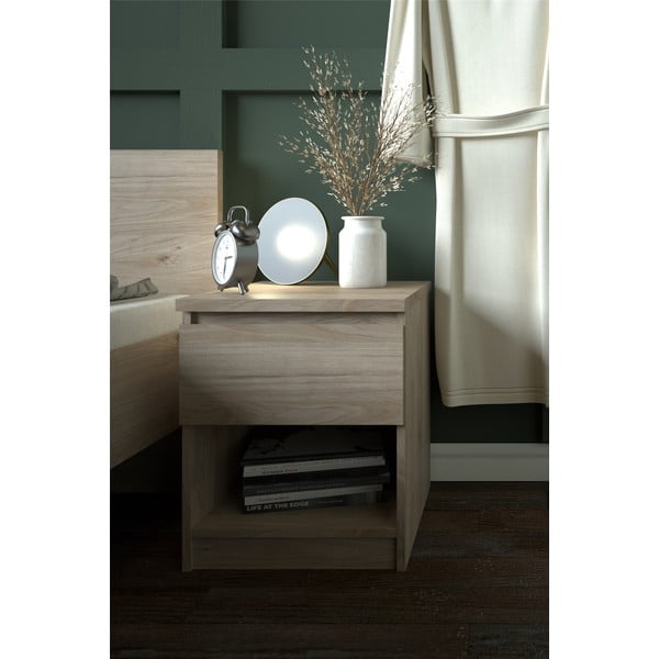 Noćni ormarić u dekoru hrasta Naia - Tvilum-image-1