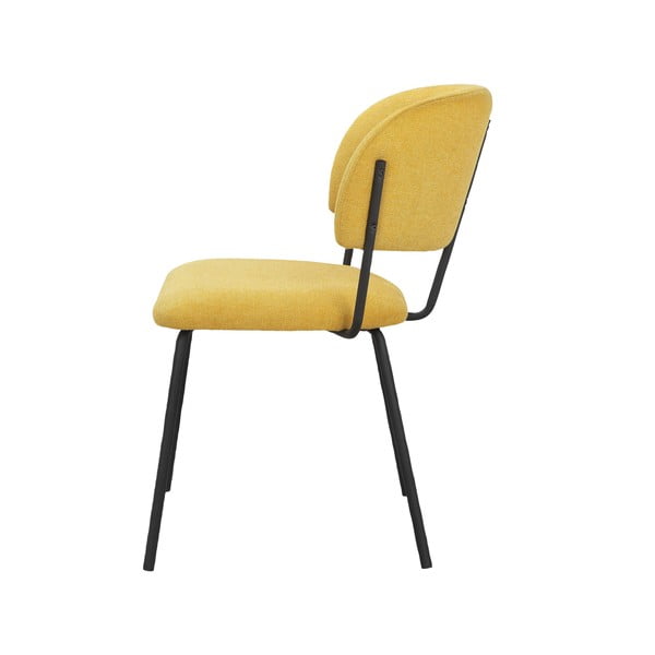 Žute blagovaonske stolice u setu 2 kom Claudia – Støraa-image-4