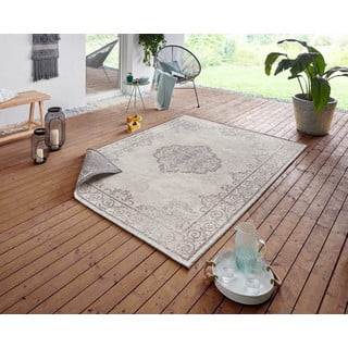 Sivo-krem vanjski tepih NORTHRUGS Cebu, 120 x 170 cm