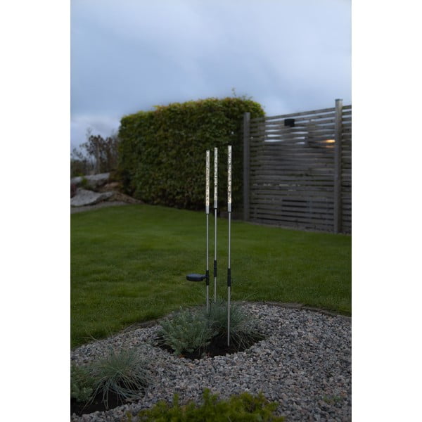 Set od 3 vanjska solarna LED svjetla ukrasa Star Trading Bubbly, visina 83 cm-image-3