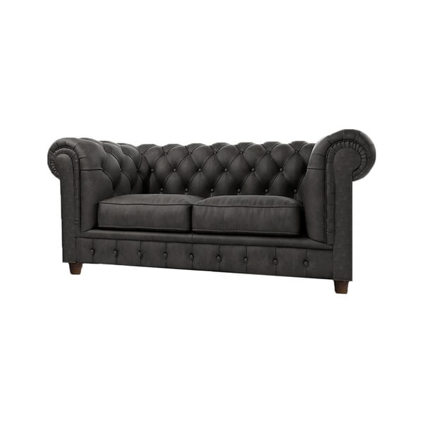 Antracit baršunasta sofa 178 cm Cambridge - Ropez