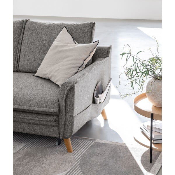 Siva sklopiva kutna garnitura (s lijevim kutom) Charming Charlie – Miuform-image-4