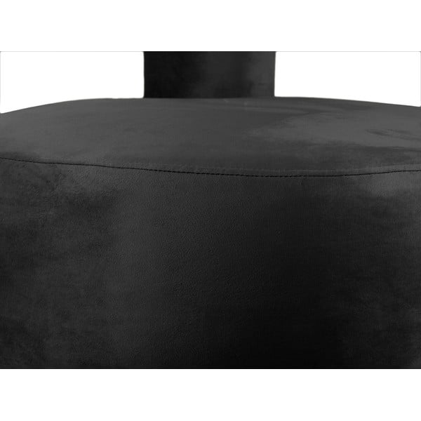 Crna baršunasti fotelja Abrazo – Leitmotiv-image-4