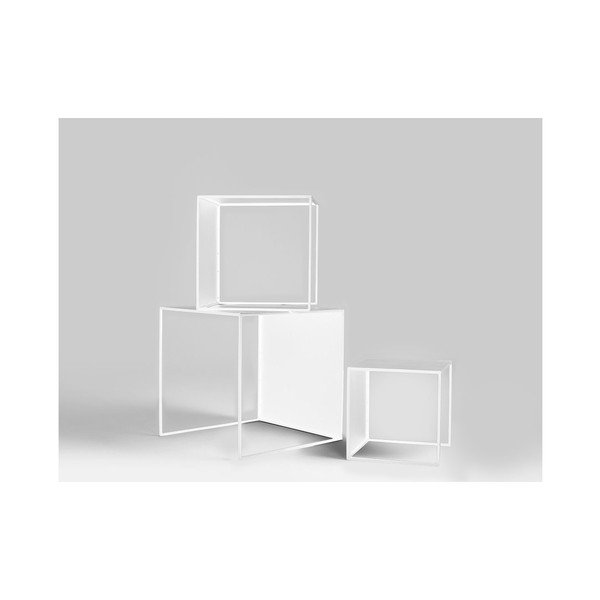 Set od 3 bijela pomoćna stolića Custom Form 2Wall-image-1