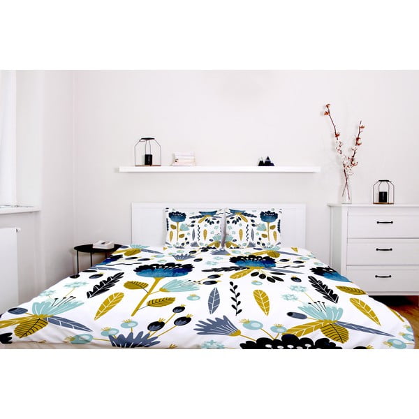 Posteljina od pamučnog satena Butter Kings Cross the Flower, 200 x 200 cm-image-1