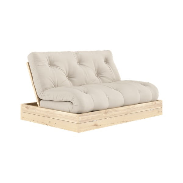 Bež sklopiva sofa 145 cm Flip – Karup Design-image-3