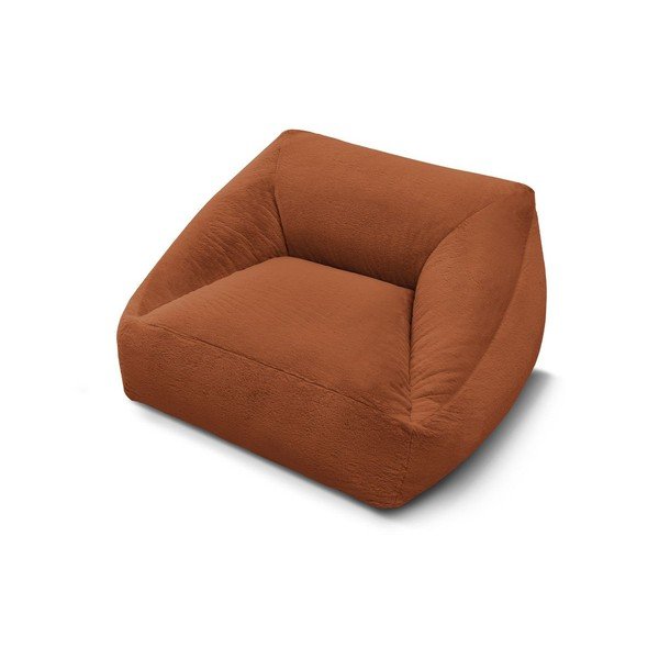 Narančasta vreća za sjedenje od umjetnog krzna Lilibet – Bobochic Paris-image-3