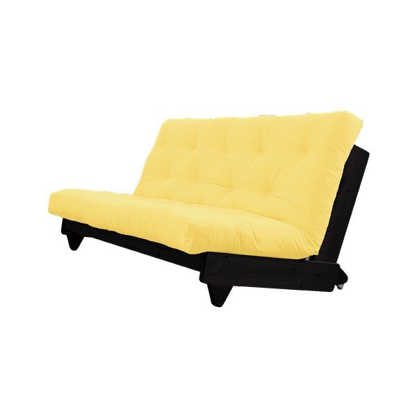 Podesiva sofa Karup Design Fresh Crna/Žuta-image-3