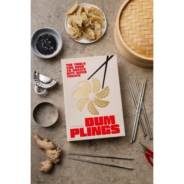 Bež set štapića za jelo od nehrđajućeg čelika za 4 osobe The Essentials - Dumpling Tools – Printworks-image-1