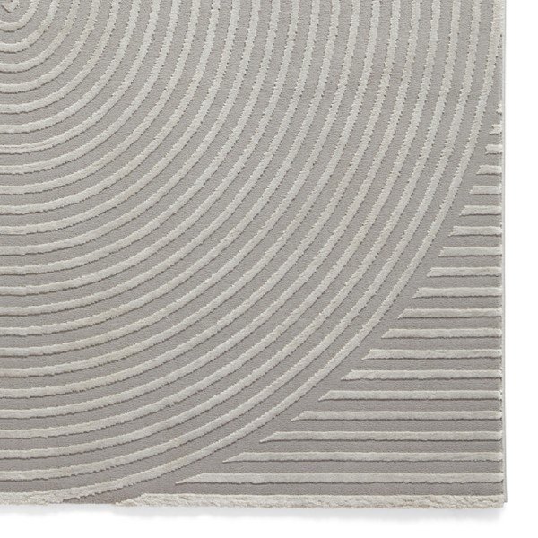 Svijetlo sivi periv tepih od recikliranih vlakna 120x170 cm Flores – Think Rugs-image-4