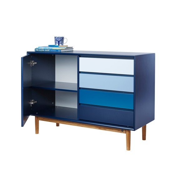 Tamnoplava komoda Tom Tailor Color Box, 114 x 80 cm-image-3