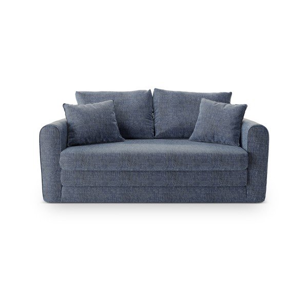 Prljavo plava sklopiva sofa 158 cm Lido – Micadoni -image-2