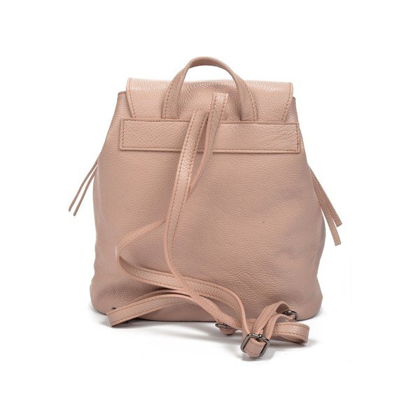 Puderasto ružičasti kožni ruksak Renata Corsi Elda-image-3