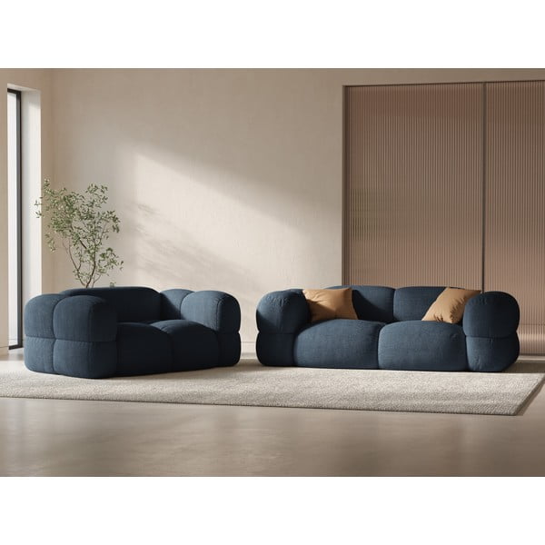 Tamno plava sofa 210 cm Loretto – Cosmopolitan Design-image-1
