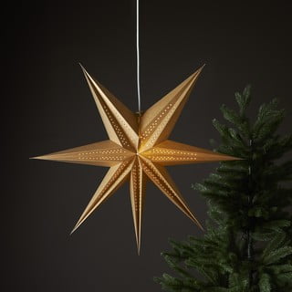 Božićni svjetleći ukras zlatne boje ø 60 cm Point - Star Trading