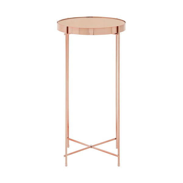 Okrugli pomoćni stol sa staklenom pločom stola ø 33 cm Allure – Premier Housewares-image-1