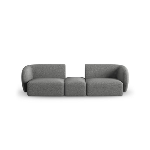 Siva sofa od šenila 246 cm Paolo – Milo Casa