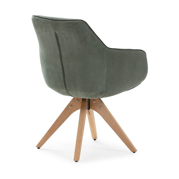 Zelene podstavljene blagovaonske stolice u setu s naslonima za ruke 2 kom Donatelo – Marckeric-image-3