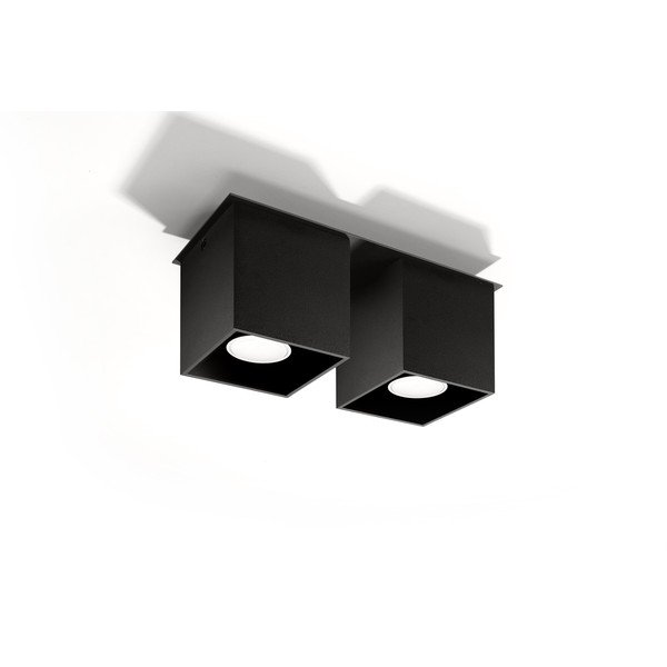 Crna stropna lampa Geo Sollux-image-2