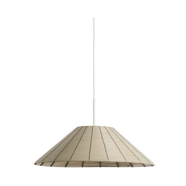 Bež sjenilo od umjetnog ratana ø 50 cm Saranella – Kave Home