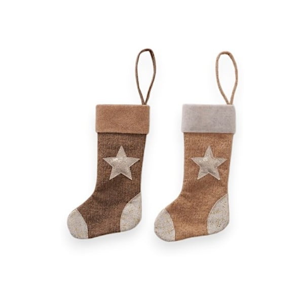 Set od 2 ukrasne viseće božićne čarape Boltz Stevea