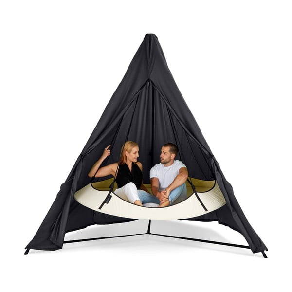 Crna zaštitna navlaka za ljuljačku ø 260 cm - Hangout Pod-image-4