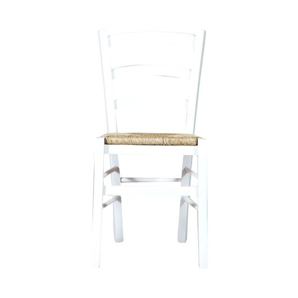 Bijela stolica za blagovanje od bukovog drveta Alis-image-1