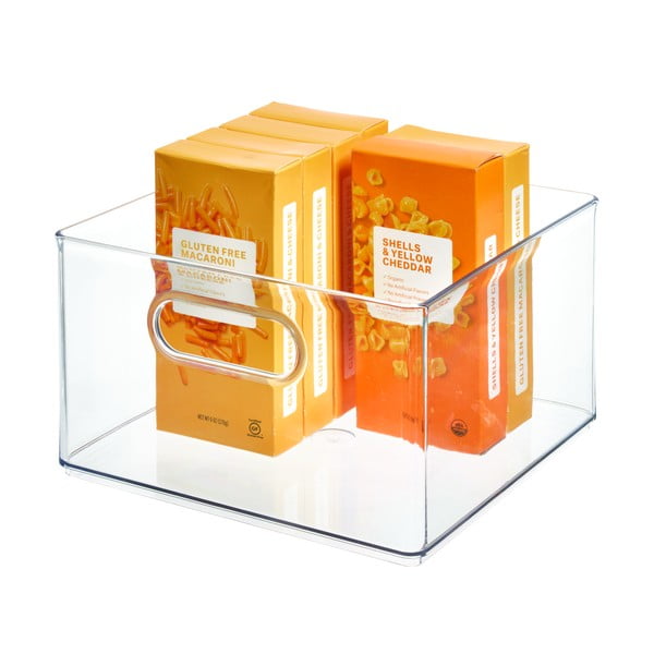 Prozirna kutija za odlaganje iDesign The Home Edit, 25,4 x 25,3 cm-image-1