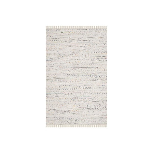 Bijeli pamučni tepih Safavieh Elena, 182 x 121 cm