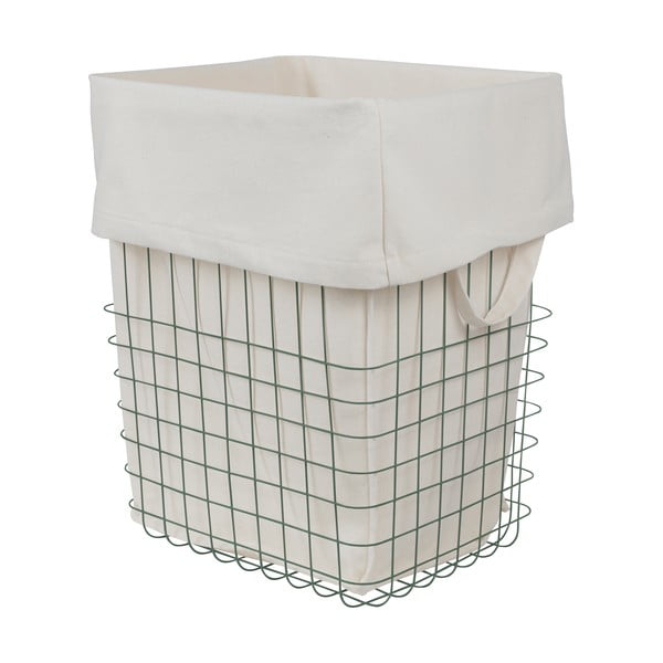 Zelena metalna/tekstilna košara za rublje 64 l Store-It – Mette Ditmer Denmark