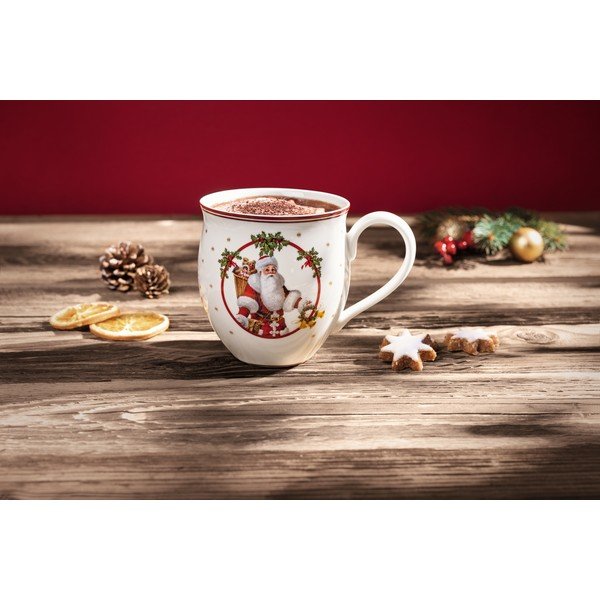 Bijela porculanska šalica s božićnim motivom Villeroy & Boch Santa and deer-image-1