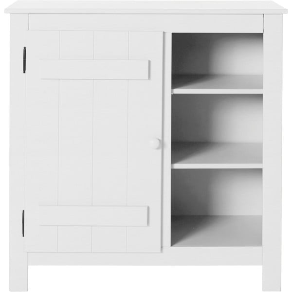 Bijeli ormarić od masivnog bora 90x90 cm Bertram – Støraa