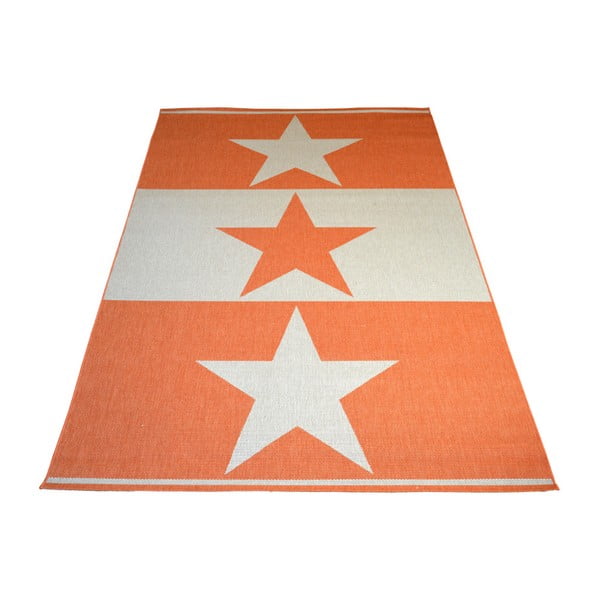 Narančasti vrlo izdržljiv tepih Floorita Orange Star, 200 x 290 cm