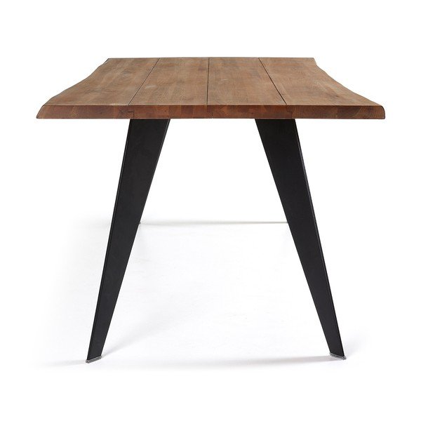 Blagovaonski stol s pločom stola u dekoru hrasta 100x180 cm Koda – Kave Home-image-3