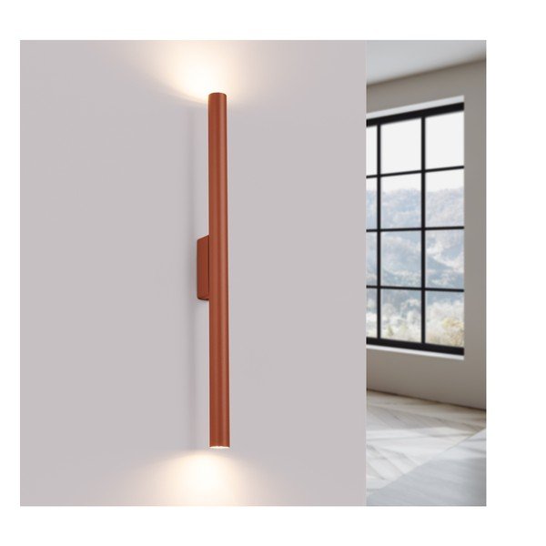 Ciglasta zidna lampa Fideus – Sollux-image-1