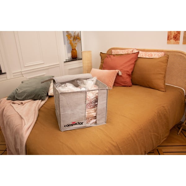 Siva vakuumska kutija za skladištenje Compactor Oxford, 125 l-image-1