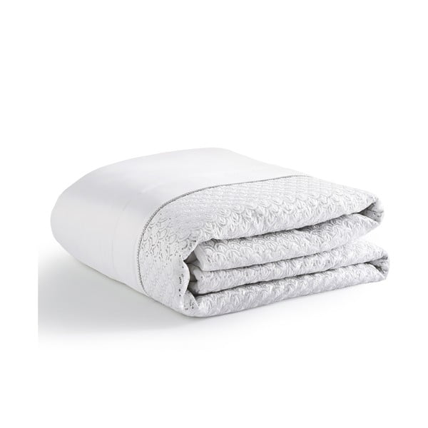 Bijeli prošiven prekrivač od mikrosatena 240x260 cm Deco Sequin – Catherine Lansfield-image-2