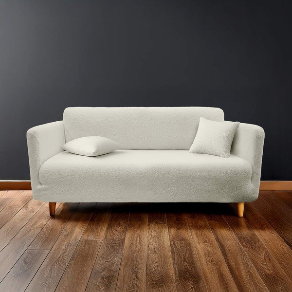 Krem rastezljiva presvlaka za sjedeću garnituru trosjed Laina – douceur d'intérieur