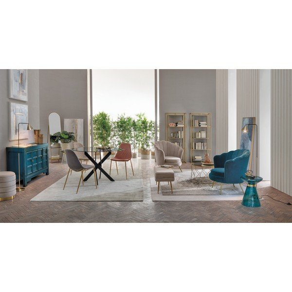 Željezna biblioteka u zlatnoj boji 68x172,5x28 cm Elenor – Bizzotto-image-3