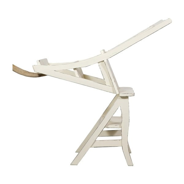 Stolica od bijelog mahagonija i sklopive ljestve u jednom Biscottini Claudia-image-4