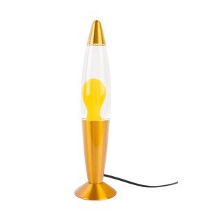 Žuta  staklena lava lampa (visina 35,5 cm) Funky Rocket Lava – Leitmotiv
