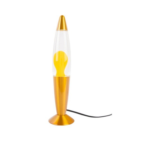 Žuta  staklena lava lampa (visina 35,5 cm) Funky Rocket Lava – Leitmotiv