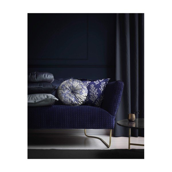 Okrugli ukrasni jastuk sa baršunastim navlakom Velvet Atelier Sea, ⌀ 45 cm-image-1