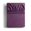 Ljubičasta plahta s gumom od jeseya 160x200 cm Amber – Restilo