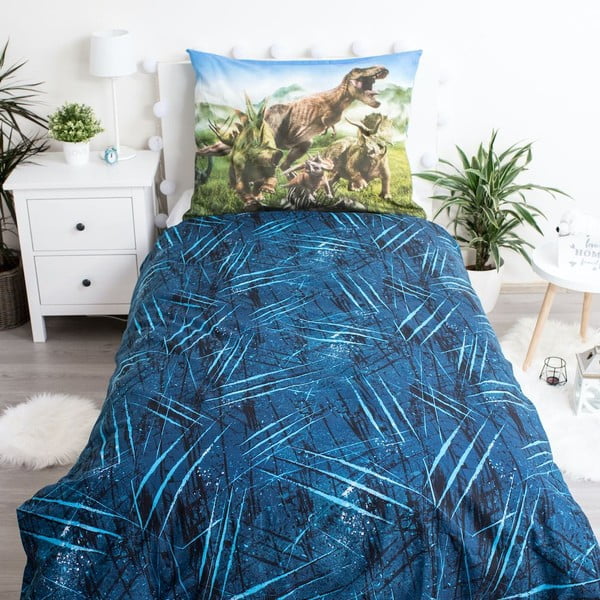 Pamučna dječja posteljina za krevet za jednu osobu 140x200 cm Jurassic World – Jerry Fabrics-image-2
