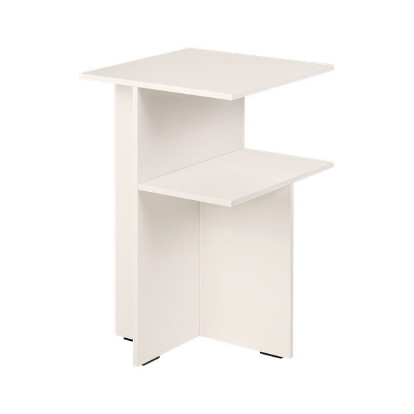 Sivo-bež noćni ormarić s policama Atik – noo.ma-image-4