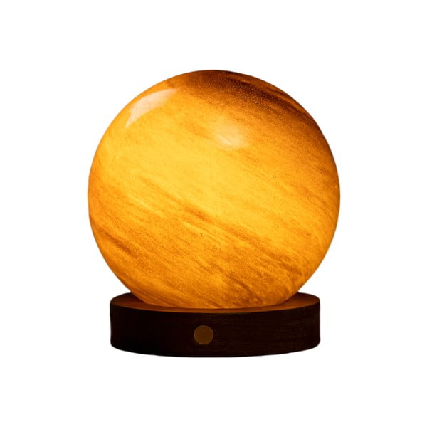 Tamno smeđi svjetlosni ukras s USB ø 12 cm Sand Storm – Gingko-image-2